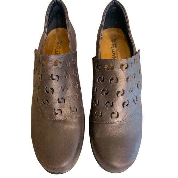 Brown Perforated Booties Size 41/10 - Picture 3 of 10